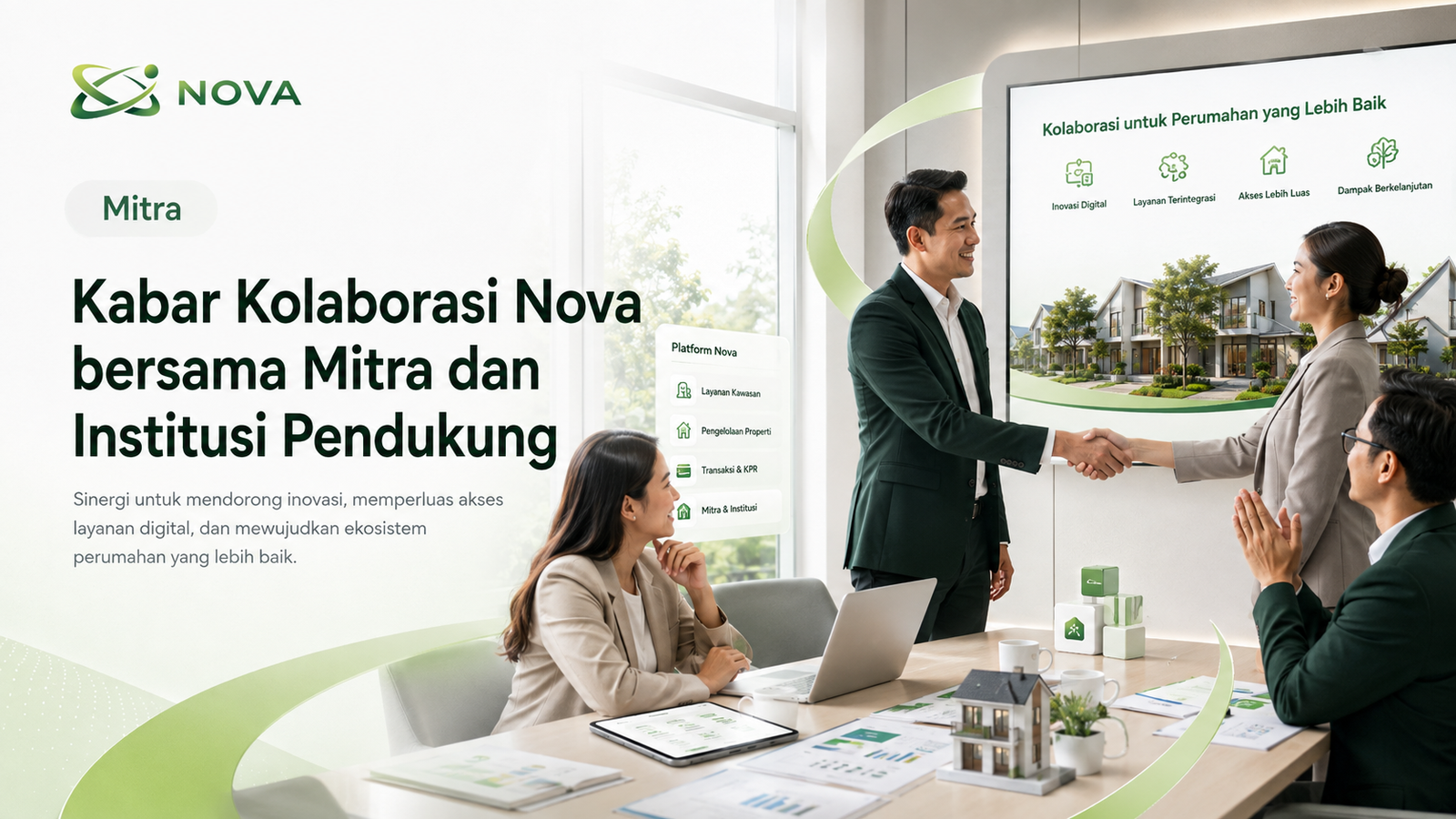 Kabar kemitraan dan kolaborasi Nova